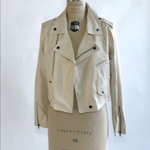 Perforated Motorcycle Jacket